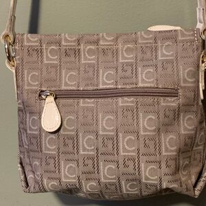 ❤️Liz Claiborne Women's Shoulder Cross Body Bag Beige Adjustable Strap